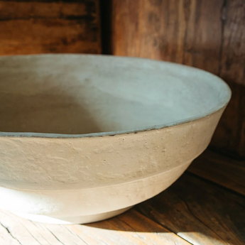 Sienna. Paper Mache Bowl -Large