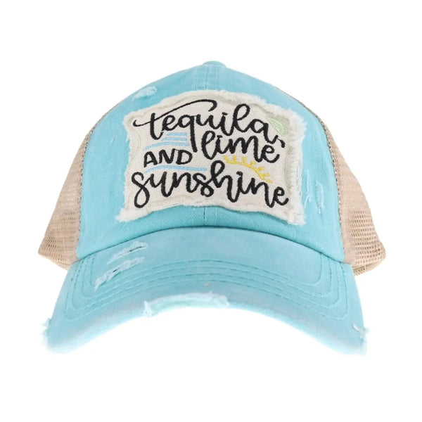 Embroidered Tequila Baseball Hat The Lemonade Stand