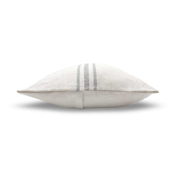 Moroccan Pillow - Grey Stripe