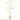 Sardine Statement Necklace | Coastal Beach Jewelry: Gold 38mm Fish Necklace