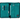 An open teal art supply organizer pouch with black trim, shown against a white background. The pouch contains various art tools including a marker, pens, a ruler, binder clips, and small vials.