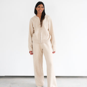 Full Zip Sweater | Brunette the Label