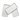 Three rectangular silver metal plates with rounded corners, overlapping on a plain white background.