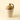A handmade ceramic bottle with a brown glazed top and handle, and a speckled off-white textured lower body