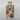 Ceramic vase with pomegranate and floral pattern on a white background