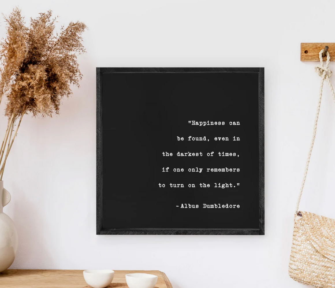 Happiness Can Be Found | Wooden Sign