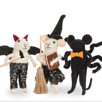 Mice In Halloween Costumes