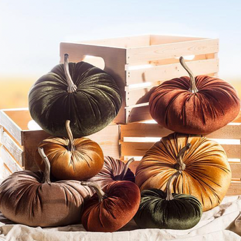 Velour Pumpkins