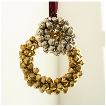 Jingle Bell Wreath Ornaments