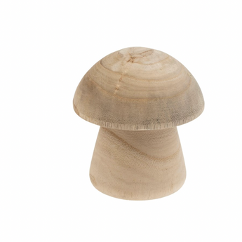 Rounded Wooden Mushrooms