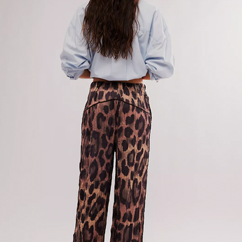 All Out Satin Leopard Pant