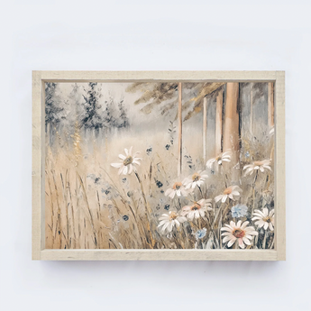 Warm Wildflower Wooden Sign