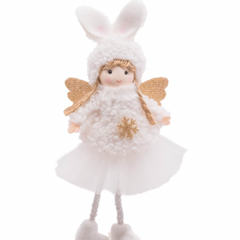 White Trendy Fairy with Bunny Ears