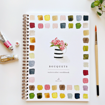 Emily Lex Watercolour Workbook | Bouquets