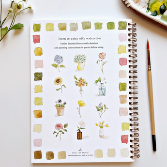 Emily Lex Watercolour Workbook | Flowers