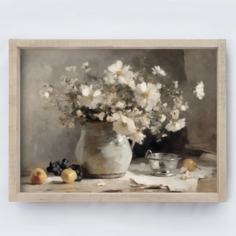 Fall Flower and Vase Painting