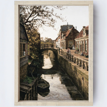 Vintage Sign - Amsterdam Canal