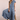 Denim Long Ruffled Dress