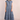 Denim Long Ruffled Dress