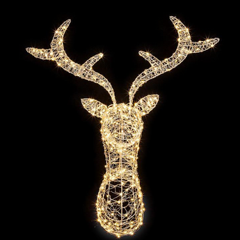 Stag Head with LED lights