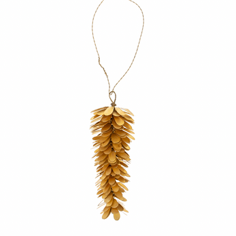 Brass Pinecone Ornament