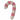 Sherpa Candy Cane Shaped Pillow