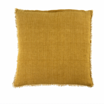 Lina Linen Pillow - Honey
