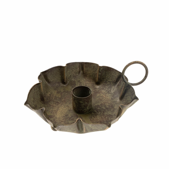 Old World Candle Holder - Lotus