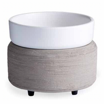 Grey Texture Fragrance Warmer