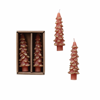 4 3/4" Tree Shaped Taper Candles