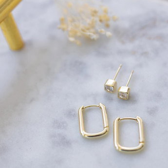 Duet Set-Square Earrings