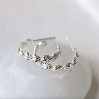 Sienna Shell Hoops