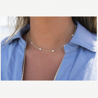 Gina Mother of Pearl Necklace