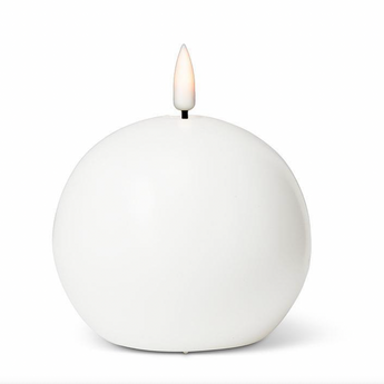 LED Ball Candle 4"D