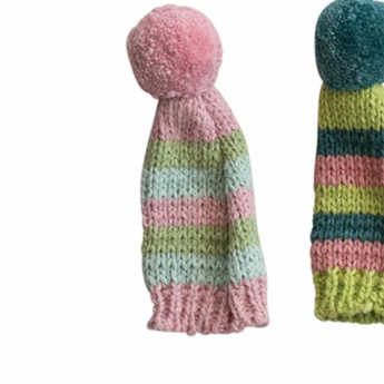 Cotton Hat Bottle Topper