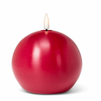 LED Ball Candle 4"D