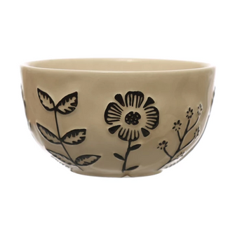 Handpainted Stoneware Bowl