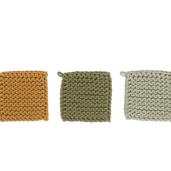 Crocheted Pot Holders Buttercup Collection