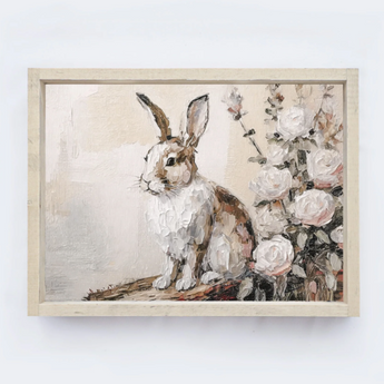Bunny Wooden Sign