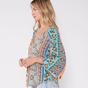 Bohemian Wide Sleeve Top