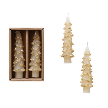 4 3/4" Tree Shaped Taper Candles