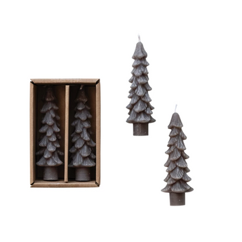 4 3/4" Tree Shaped Taper Candles