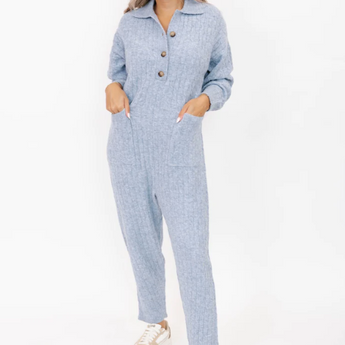 Florence Cable Knit Jumpsuit