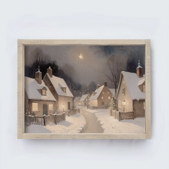 Christmas Village | Wooden Sign
