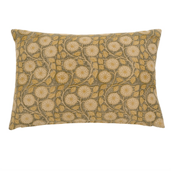 Marigold Block Print Pillow