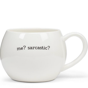 Me? Sarcastic Ball Mug