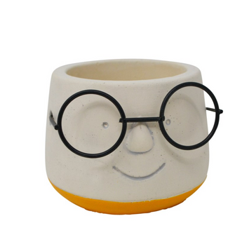 Planter With Glasses Small