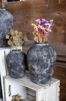 Black Terracotta Vase