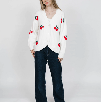 Cherry Cardigan | Smash + Tess