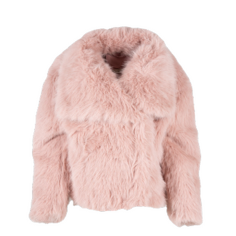 Pink Woven Coat